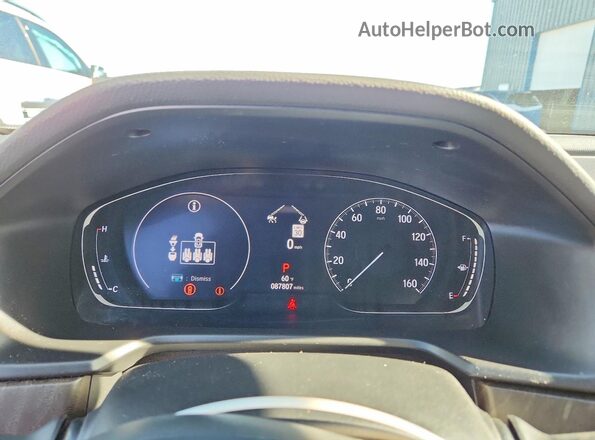 1HGCV2F91MA005631 2021 HONDA ACCORD Gray Widok zestawu wskaźników