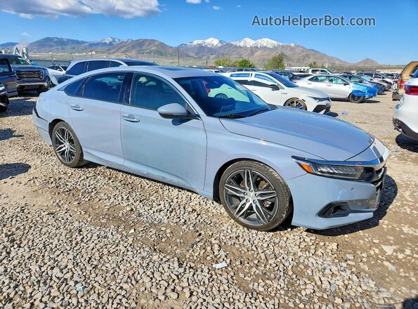 1HGCV2F91MA005631 2021 HONDA ACCORD Gray Przód prawy