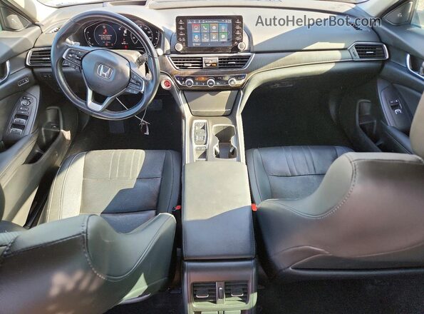 1HGCV2F91MA005631 2021 HONDA ACCORD Gray Widok deski rozdzielczej