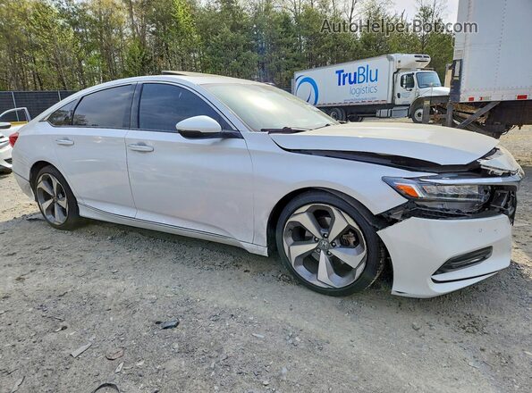 1HGCV2F92KA036089 2019 HONDA ACCORD White Передня права чверть