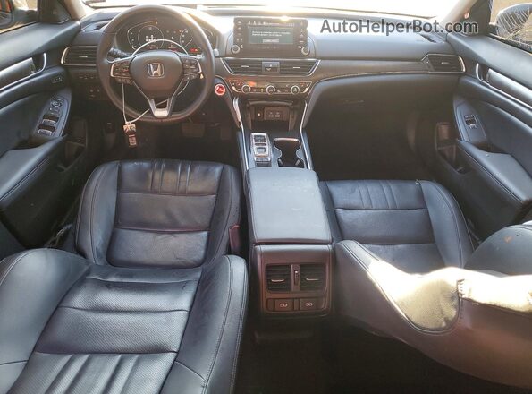1HGCV2F92NA005560 2022 HONDA ACCORD Gray Dashboard view