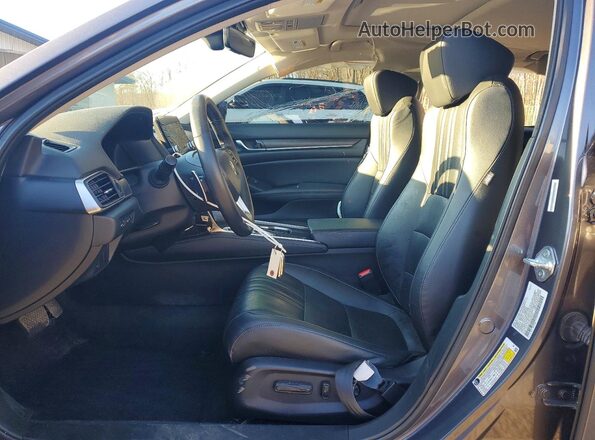 1HGCV2F92NA005560 2022 HONDA ACCORD Gray Front interior view