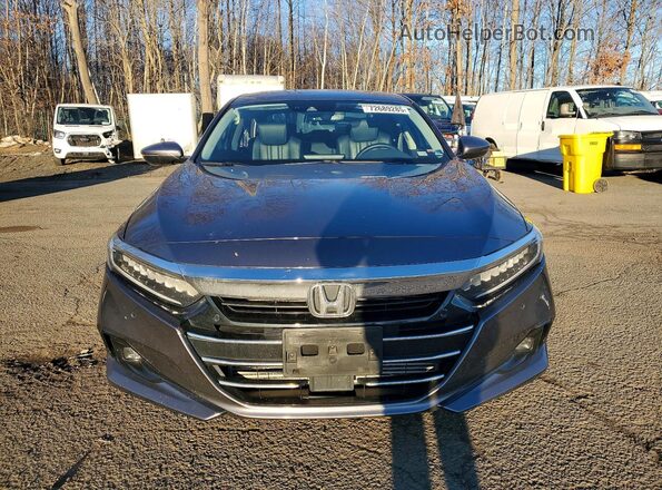 1HGCV2F92NA005560 2022 HONDA ACCORD Gray Front view