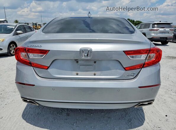 1HGCV2F94KA024896 2019 HONDA ACCORD Silver Вид ззаду
