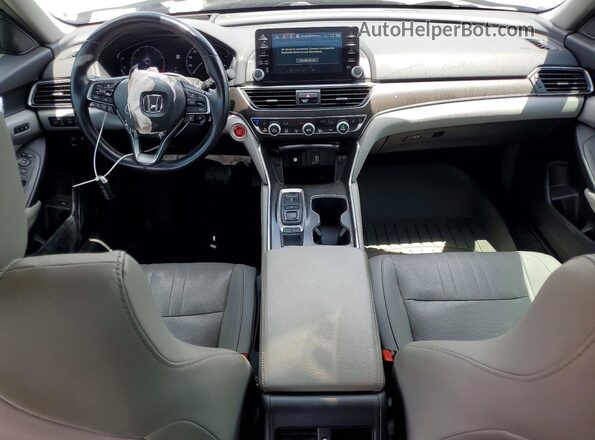 1HGCV2F94KA024896 2019 HONDA ACCORD Silver Вид панелі приладів