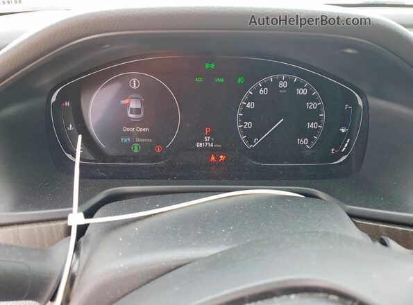 1HGCV2F94LA003421 2020 HONDA ACCORD Blue Widok zestawu wskaźników