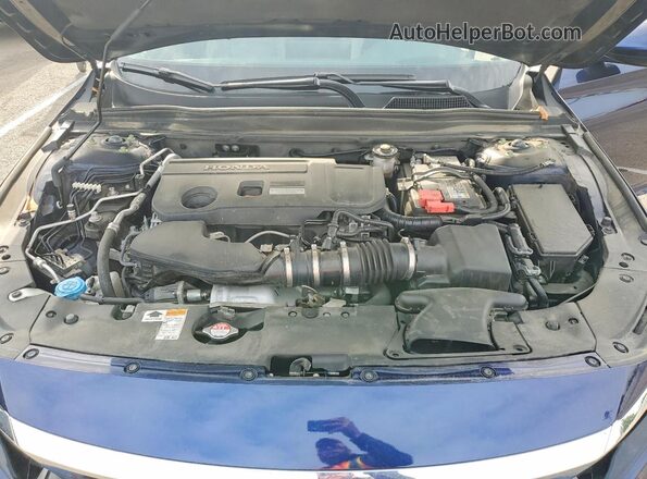 1HGCV2F94LA003421 2020 HONDA ACCORD Blue Widok wnętrza z tyłu