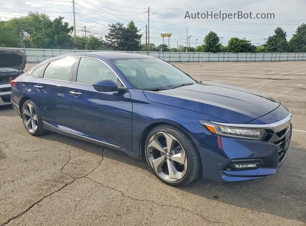 1HGCV2F94LA003421 2020 HONDA ACCORD Blue Przód prawy