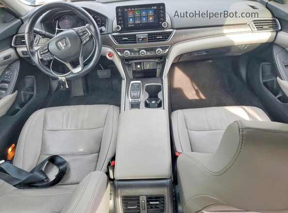 1HGCV2F94LA003421 2020 HONDA ACCORD Blue Widok deski rozdzielczej