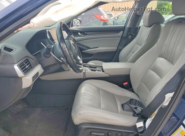 1HGCV2F94LA003421 2020 HONDA ACCORD Blue Widok wnętrza z przodu