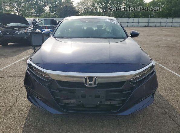1HGCV2F94LA003421 2020 HONDA ACCORD Blue Widok z przodu