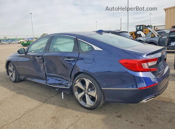 1HGCV2F94LA003421 2020 HONDA ACCORD Blue Tył lewy
