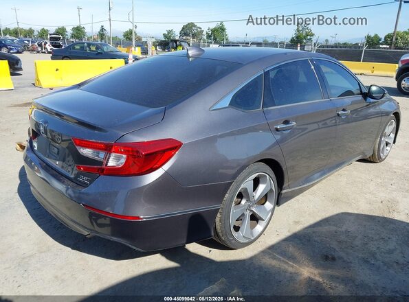 1HGCV2F95KA020873 2019 HONDA ACCORD Gray Trasero derecho