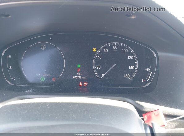 1HGCV2F95KA020873 2019 HONDA ACCORD Gray Vista de los asientos traseros