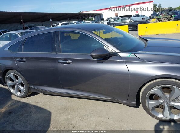 1HGCV2F95KA020873 2019 HONDA ACCORD Gray Vista interior de 360 grados