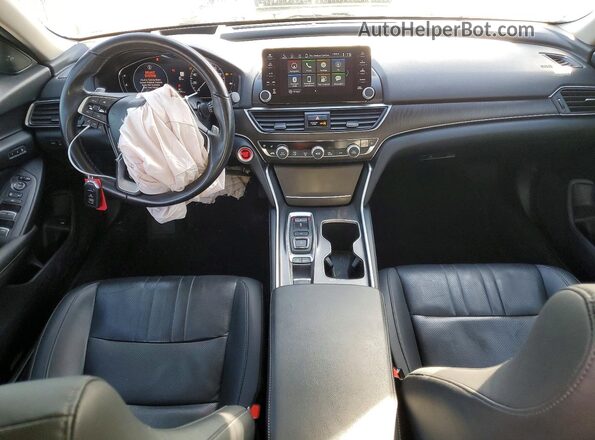 1HGCV2F95NA007836 2022 HONDA ACCORD White Առջևի վահանակի տեսք