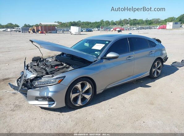 1HGCV2F96KA006416 2019 HONDA ACCORD Silver Przód lewy