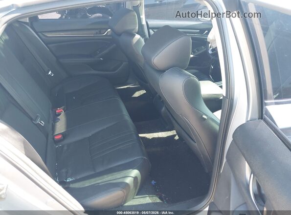 1HGCV2F96KA006416 2019 HONDA ACCORD Silver Widok naklejki z numerem VIN