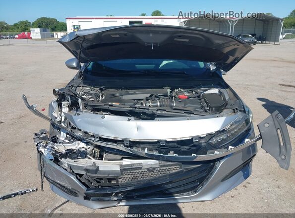 1HGCV2F96KA006416 2019 HONDA ACCORD Silver Widok zestawu wskaźników