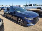 2019 Honda Accord Touring Синий vin: 1HGCV2F96KA012927