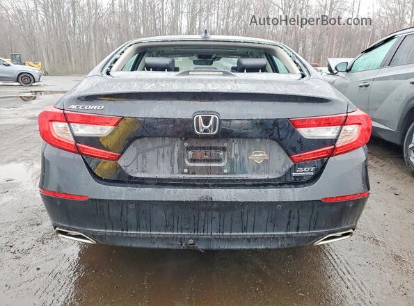 1HGCV2F97LA008936 2020 HONDA ACCORD Черный Вид сзади