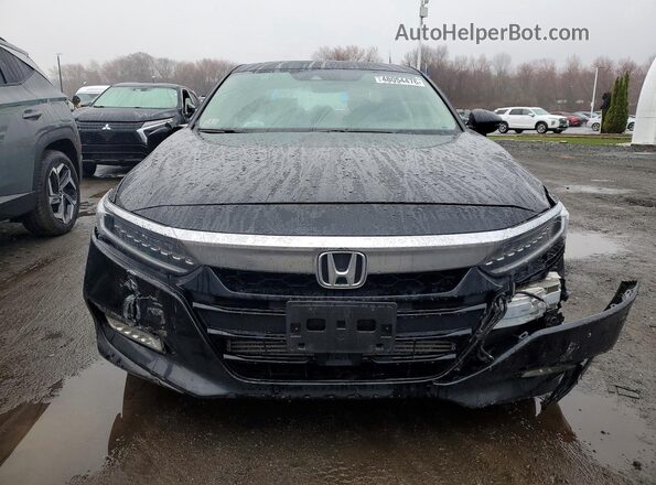 1HGCV2F97LA008936 2020 HONDA ACCORD Черный Вид спереди