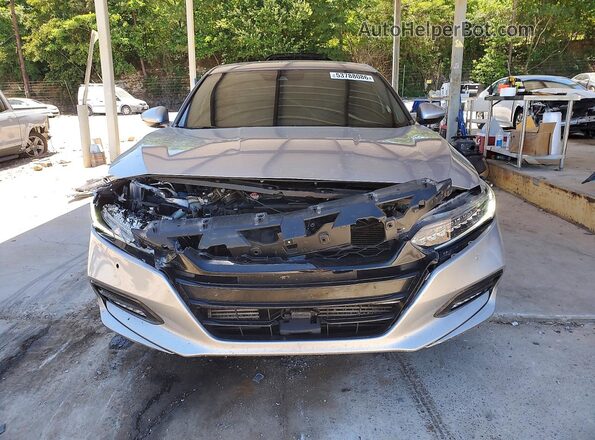 1HGCV2F97LA018706 2020 HONDA ACCORD Silver Widok z przodu