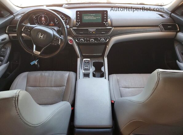 1HGCV2F97LA018706 2020 HONDA ACCORD Silver Widok deski rozdzielczej