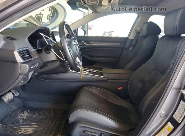 1HGCV2F99MA007417 2021 HONDA ACCORD Gray Вид салону спереду