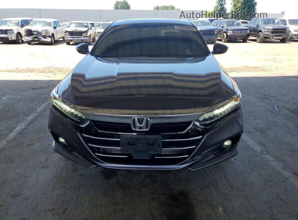 1HGCV2F99MA007417 2021 HONDA ACCORD Gray Вид спереду