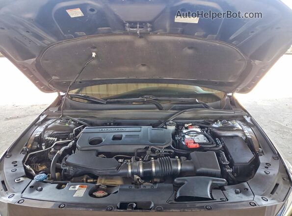 1HGCV2F99MA007417 2021 HONDA ACCORD Gray Вид задньої частини салону