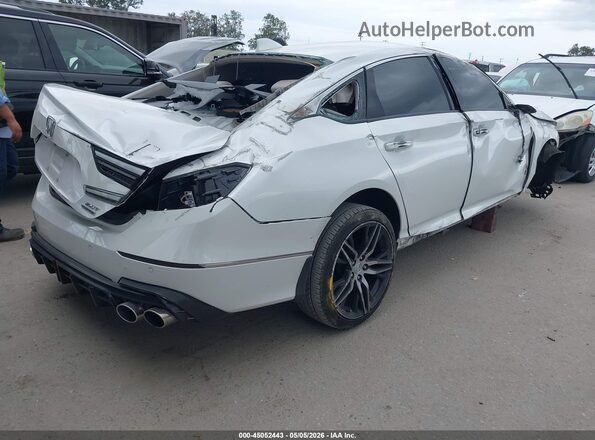 1HGCV2F99MA032656 2021 HONDA ACCORD Белый Задняя правая четверть