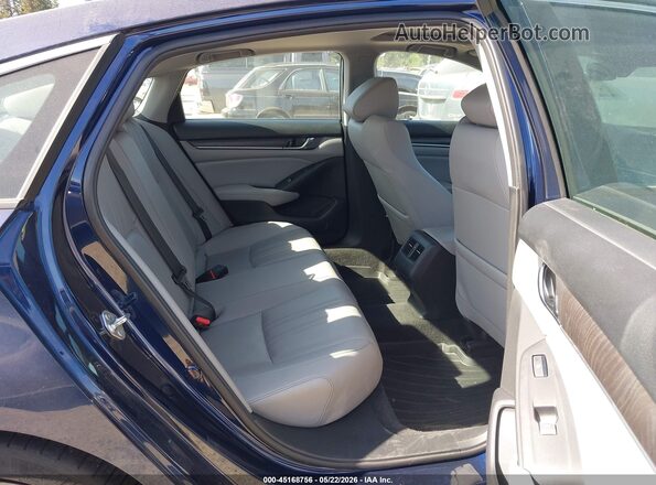 1HGCV2F9XJA012735 2018 HONDA ACCORD Blue Widok naklejki z numerem VIN