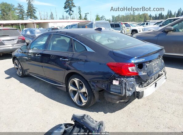 1HGCV2F9XJA012735 2018 HONDA ACCORD Blue Tył lewy