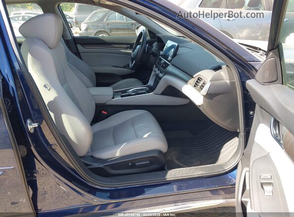 1HGCV2F9XJA012735 2018 HONDA ACCORD Blue Widok wnętrza z przodu
