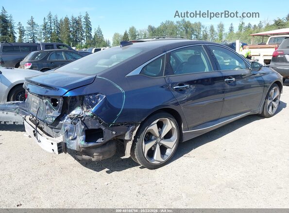 1HGCV2F9XJA012735 2018 HONDA ACCORD Blue Tył prawy