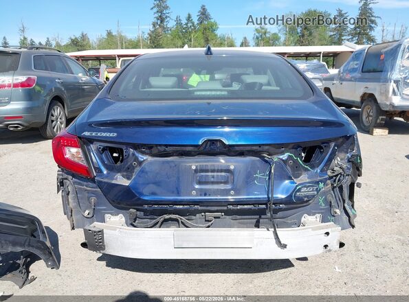 1HGCV2F9XJA012735 2018 HONDA ACCORD Blue 