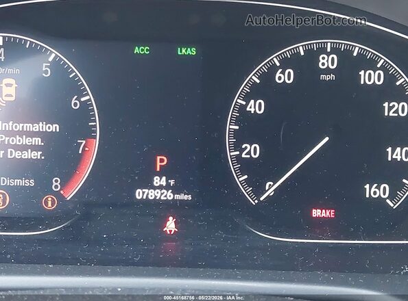 1HGCV2F9XJA012735 2018 HONDA ACCORD Blue 