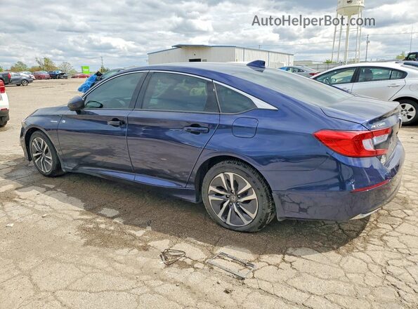 1HGCV3F15KA004401 2019 HONDA ACCORD Blue Trasero izquierdo