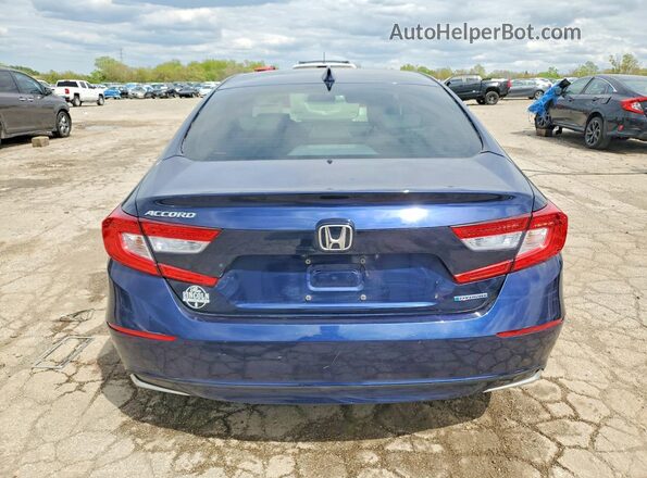 1HGCV3F15KA004401 2019 HONDA ACCORD Blue Vista trasera