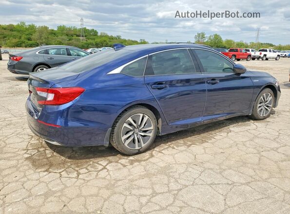 1HGCV3F15KA004401 2019 HONDA ACCORD Blue Trasero derecho