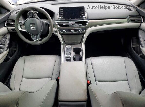1HGCV3F15KA004401 2019 HONDA ACCORD Blue Vista del salpicadero