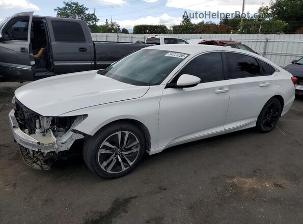 1HGCV3F15LA014444 2020 HONDA ACCORD White Vista tres cuartos delantera izquierda