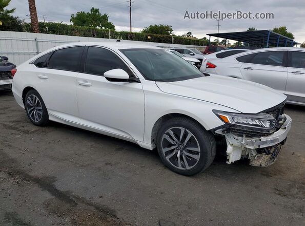 1HGCV3F15LA014444 2020 HONDA ACCORD White Delantero derecho