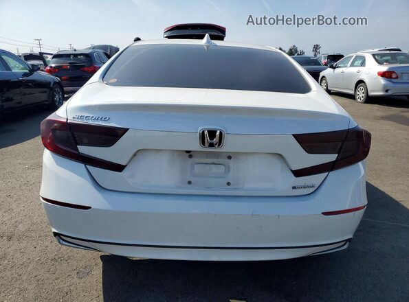 1HGCV3F17MA003592 2021 HONDA ACCORD White Вид ззаду