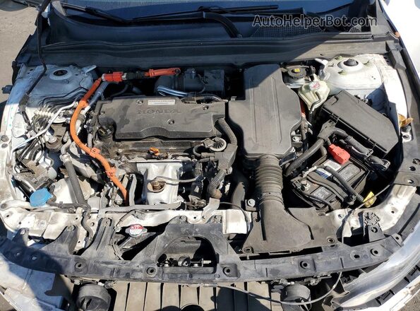 1HGCV3F17MA003592 2021 HONDA ACCORD White Вид задньої частини салону