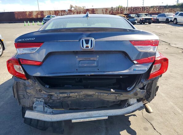 1HGCV3F1XMA009239 2021 HONDA ACCORD Серый Вид сзади