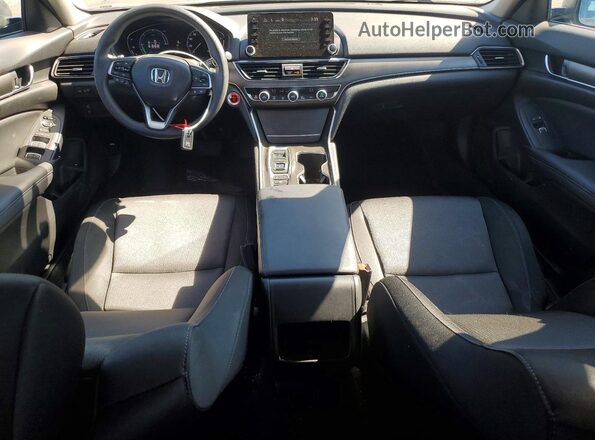 1HGCV3F1XMA009239 2021 HONDA ACCORD Серый Вид панели приборов
