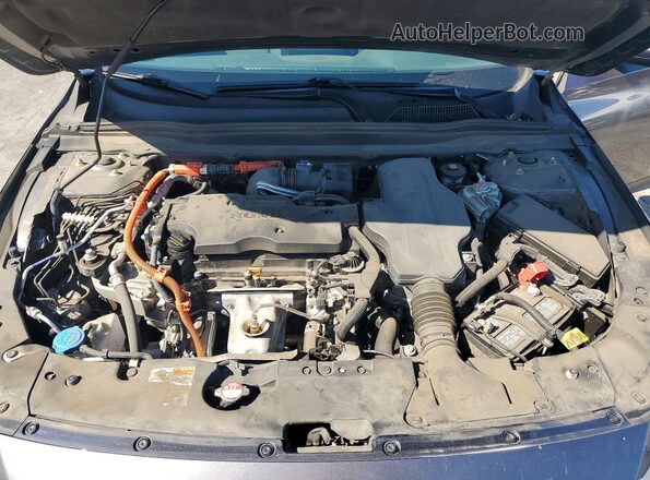 1HGCV3F1XMA009239 2021 HONDA ACCORD Серый Вид задней части салона