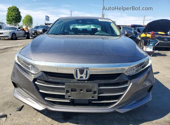 1HGCV3F1XMA009239 2021 HONDA ACCORD Серый Вид спереди
